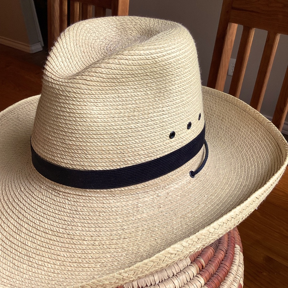 EUC! SUNBODY PALM LEAF GUS HAT SIZE 7 1/8